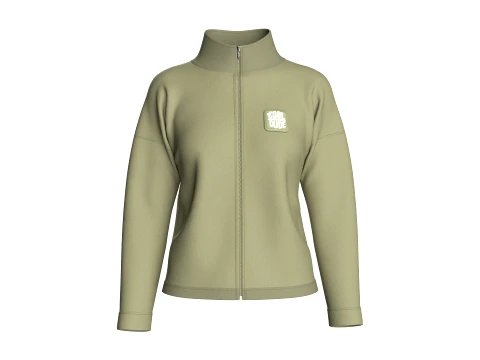 Cropped jack met ritssluiting voor meisjes 3D Model
