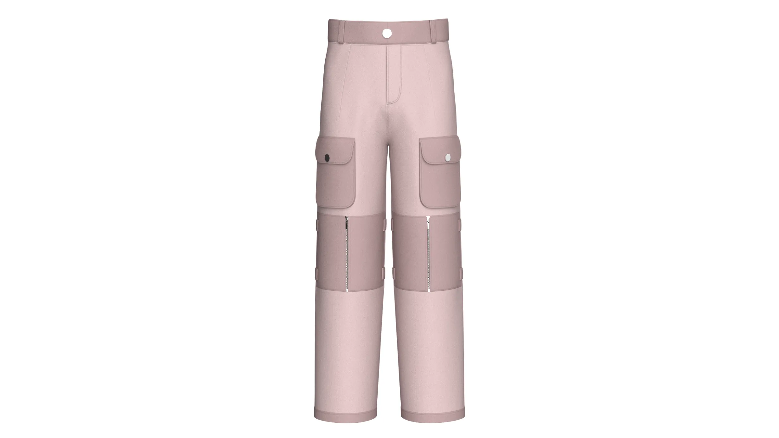 Men Multi-Pocket Utility Cargo Pant 3D Model .c4d .max .obj .3ds .fbx .stl .blend 