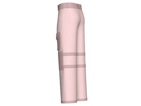 Men Multi-Pocket Utility Cargo Pant 3D Model
