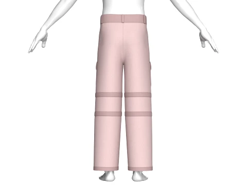 Men Multi-Pocket Utility Cargo Pant 3D Model