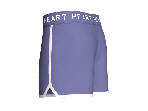 Men Printed Waistband Shorts With Piping 3D Model
