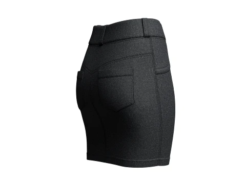 Girls High-Waisted Denim Pencil Mini Skirt 3D Model
