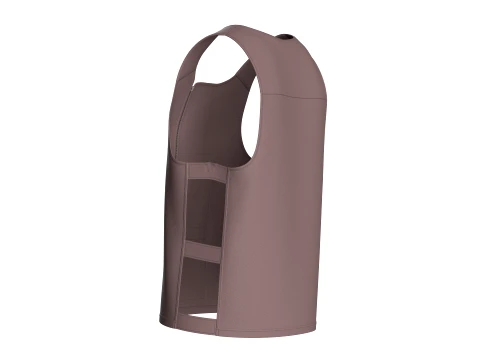 Men Sleeveless Multi Pocket Vest 3D Model