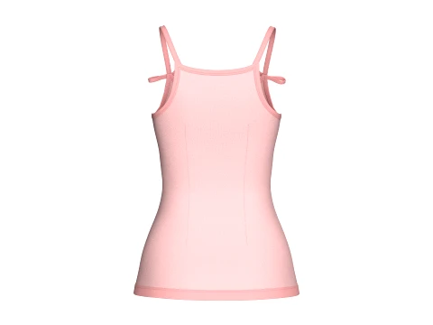 Girls Pink Strap Ribbon Camisole Top 3D Model