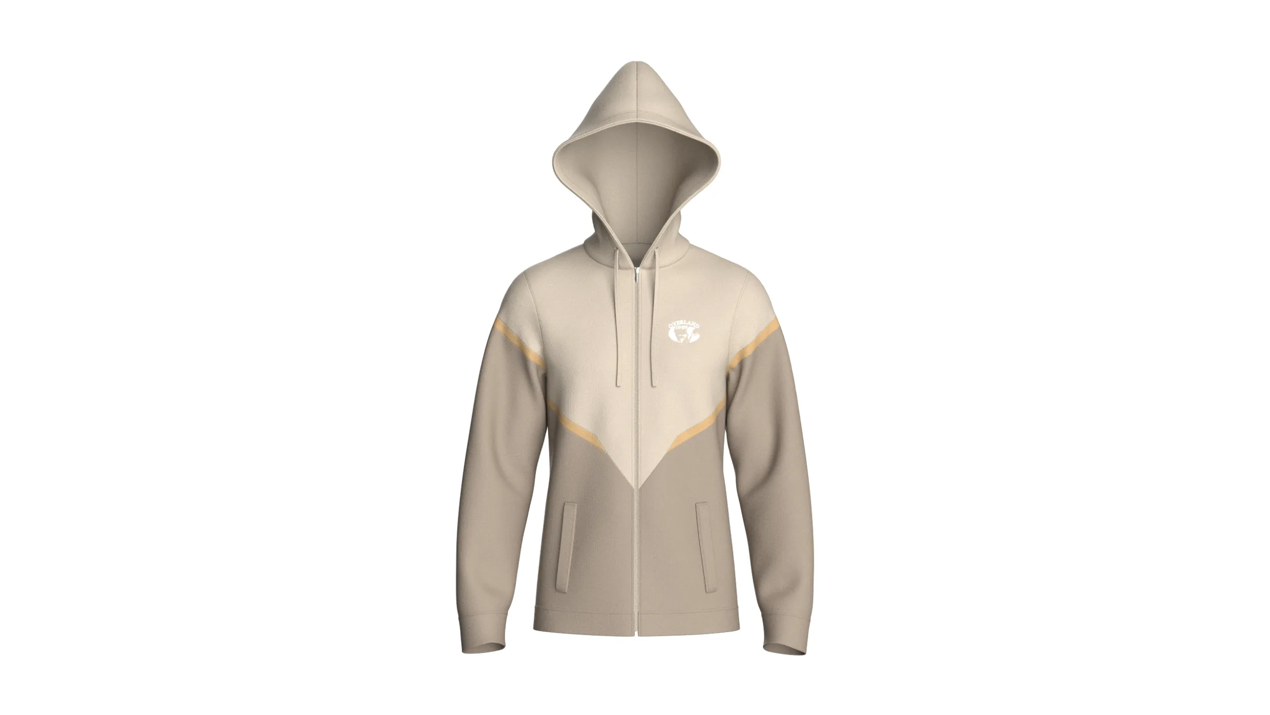 Men Color-Block Graphic Logo Hoodie 3D Model .c4d .max .obj .3ds .fbx .stl .blend 