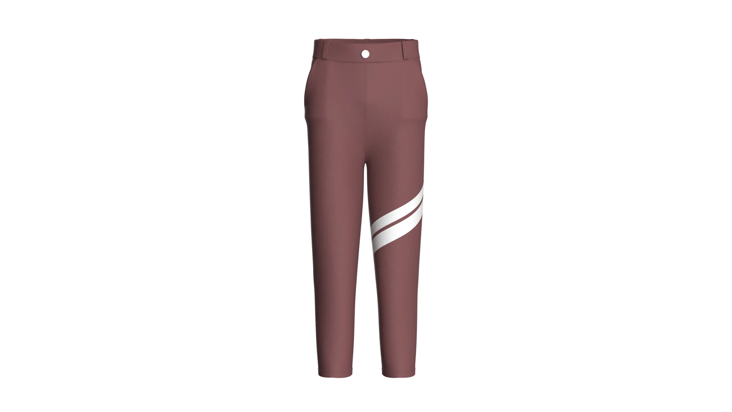 Men Side-Striped Track Pant 3D Model .c4d .max .obj .3ds .fbx .stl .blend 