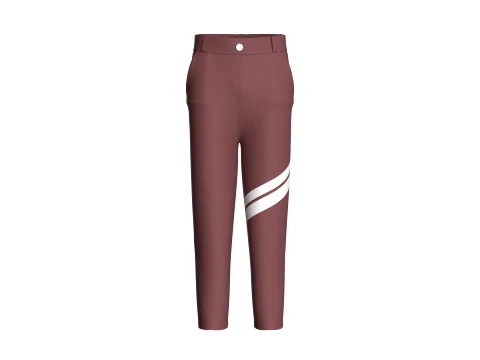 Men Side-Striped Track Pant 3D Model