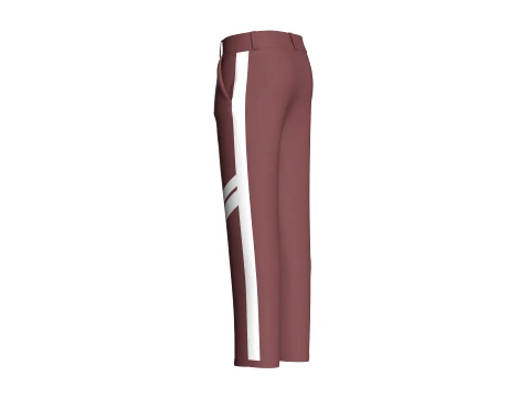 Men Side-Striped Track Pant 3D Model