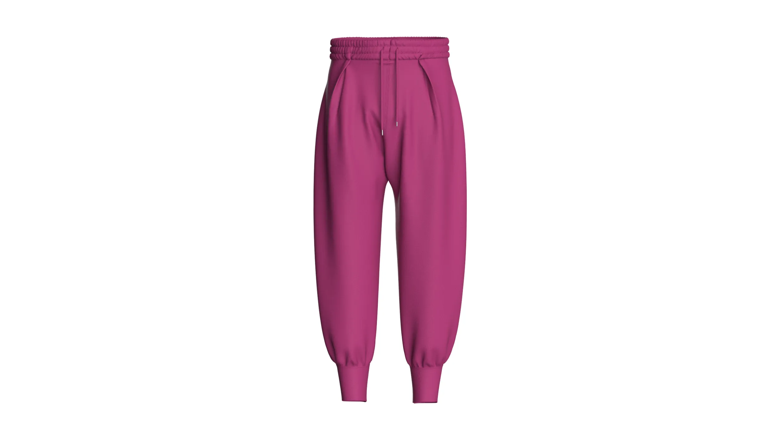 Men Ankle Cuff Sweatpant 3D Model .c4d .max .obj .3ds .fbx .stl .blend 