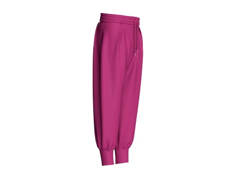 Men Ankle Cuff Sweatpant 3D Model