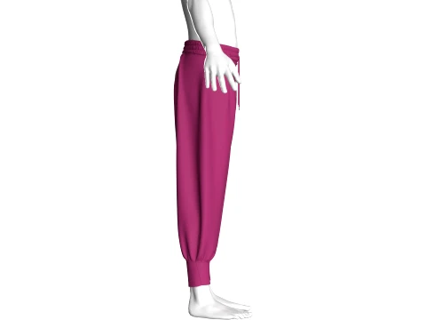 Men Ankle Cuff Sweatpant 3D Model