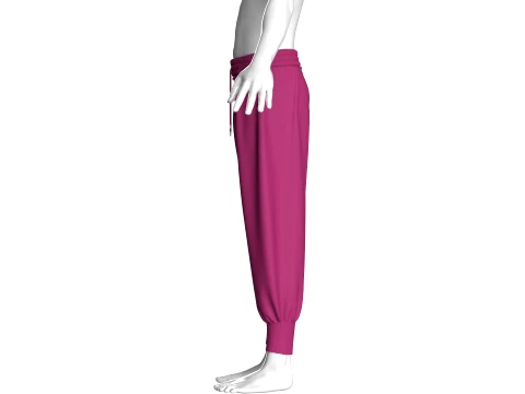 Men Ankle Cuff Sweatpant 3D Model