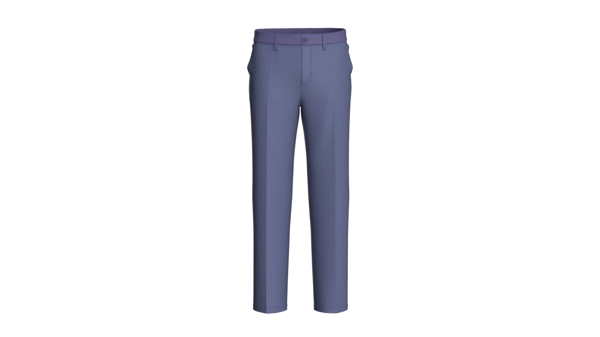 Men Pinstripe Straight Leg Pant 3D Model .c4d .max .obj .3ds .fbx .stl .blend 