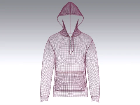 Men 10 Styles Hoodie - Bundle Pack 3D Model