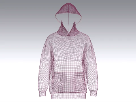 Men 10 Styles Hoodie - Bundle Pack 3D Model