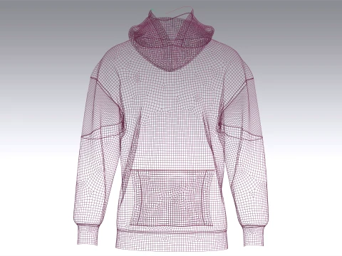 Men 10 Styles Hoodie - Bundle Pack 3D Model