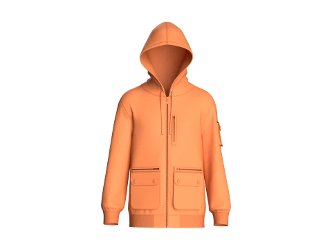 Men 8 Styles Hoodie - Bundle Pack 3D Model