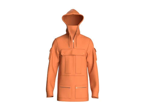 Men 8 Styles Hoodie - Bundle Pack 3D Model