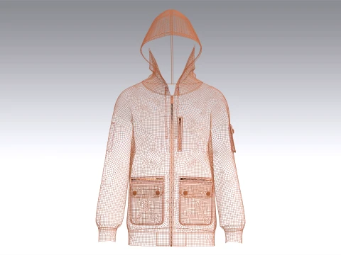 Men 8 Styles Hoodie - Bundle Pack 3D Model