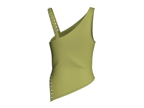 Girls Grommet Top 3D Model
