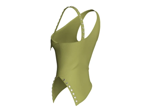 Girls Grommet Top 3D Model