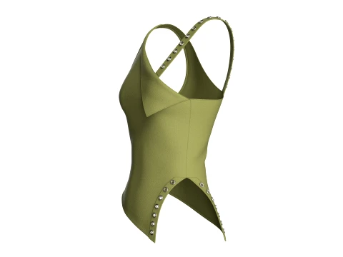 Girls Grommet Top 3D Model