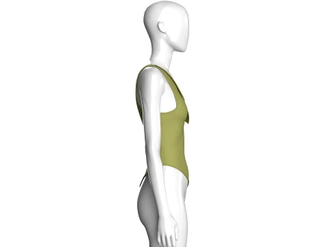 Girls Grommet Top 3D Model