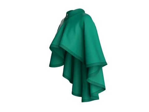 Girls HighLow Poncho 3D Model