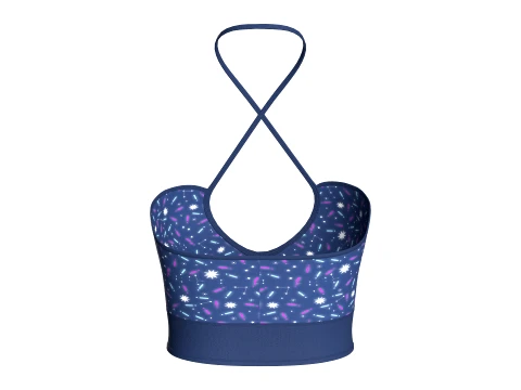 Girls Keyhole Bralette Top 3D Model