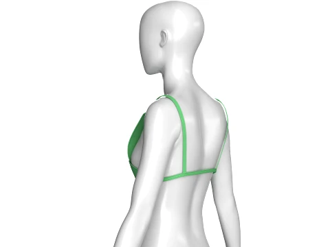 Girls Wing Bralette 3D Model
