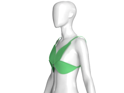 Girls Wing Bralette 3D Model