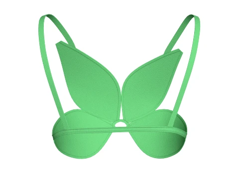 Girls Wing Bralette 3D Model