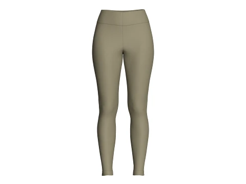Girls 5 Styles Legging - Bundle Pack 3D Model