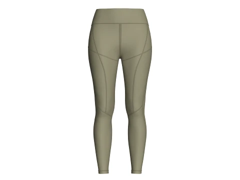 Girls 5 Styles Legging - Bundle Pack 3D Model