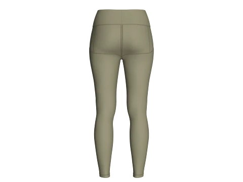 Girls 5 Styles Legging - Bundle Pack 3D Model
