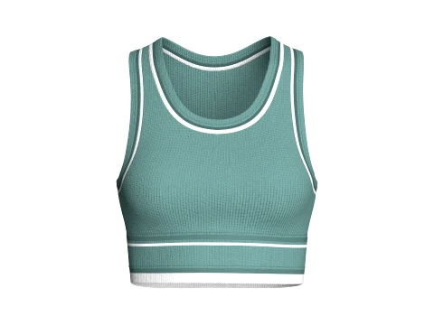 Girls 6 Styles Top - Bundle Pack 3D Model