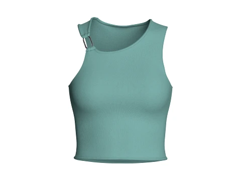 Girls 6 Styles Top - Bundle Pack 3D Model