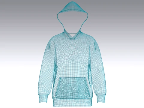 Men 6 Styles Hoodie - Bundle Pack 3D Model