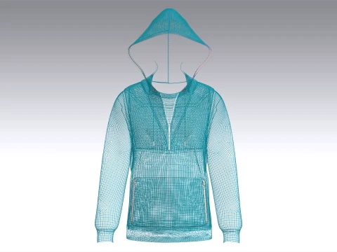 Men 6 Styles Hoodie - Bundle Pack 3D Model