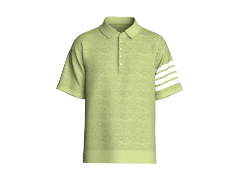 Men 6 Styles Polo Shirt - Bundle Pack 3D Model