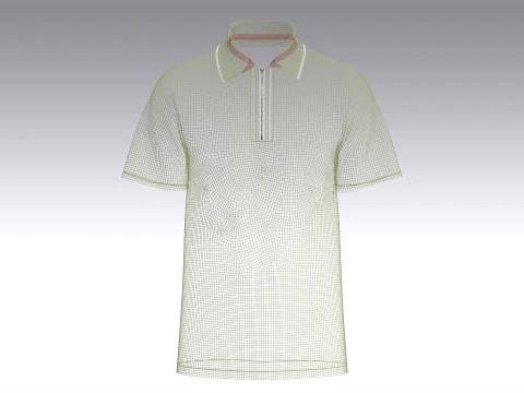 Men 6 Styles Polo Shirt - Bundle Pack 3D Model