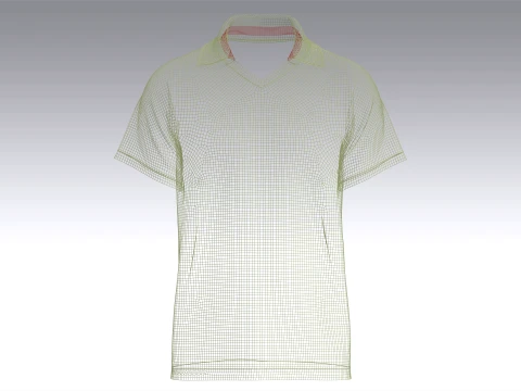 Men 6 Styles Polo Shirt - Bundle Pack 3D Model