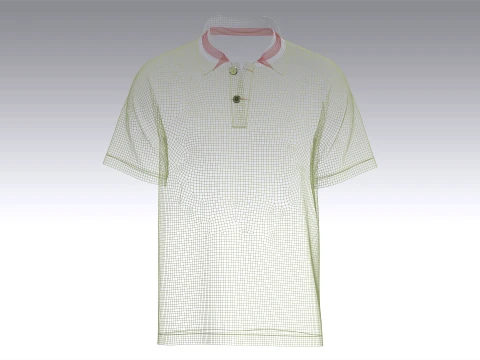 Men 6 Styles Polo Shirt - Bundle Pack 3D Model