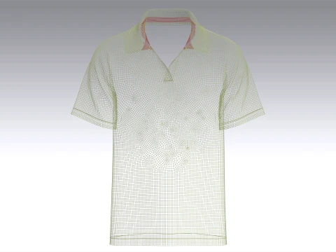 Men 6 Styles Polo Shirt - Bundle Pack 3D Model