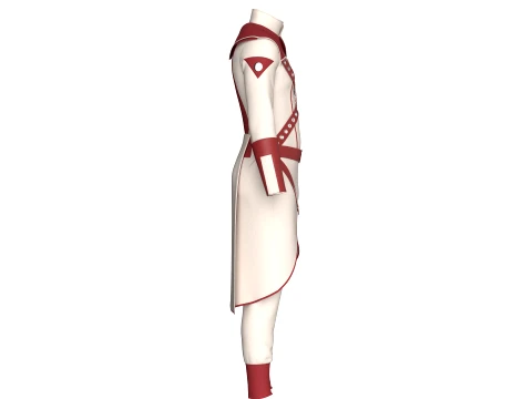 Men Assassin Outfit V3 3D Model