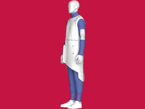 Men Assassin Outfit V4 3D Model