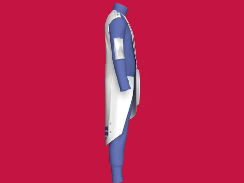 Men Assassin Outfit V4 3D Model