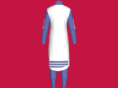 Men Assassin Outfit V4 3D Model