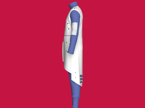 Men Assassin Outfit V4 3D Model