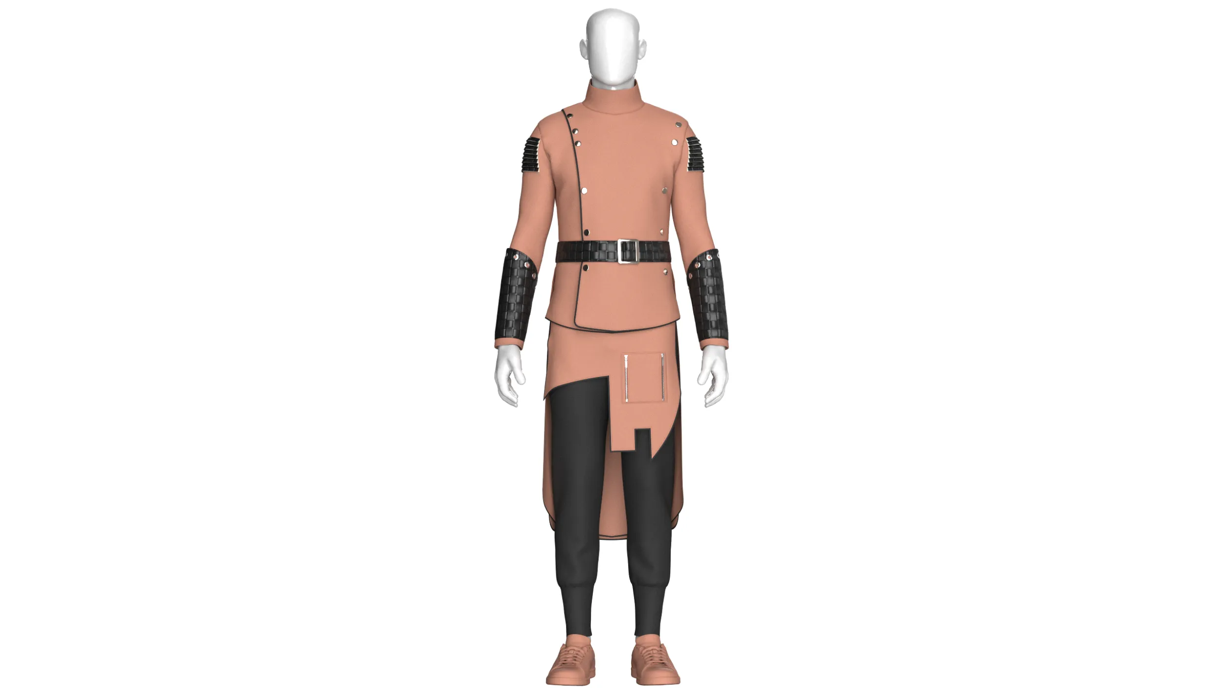 Men Assassin Outfit V5 3D Model .c4d .max .obj .3ds .fbx .stl .blend